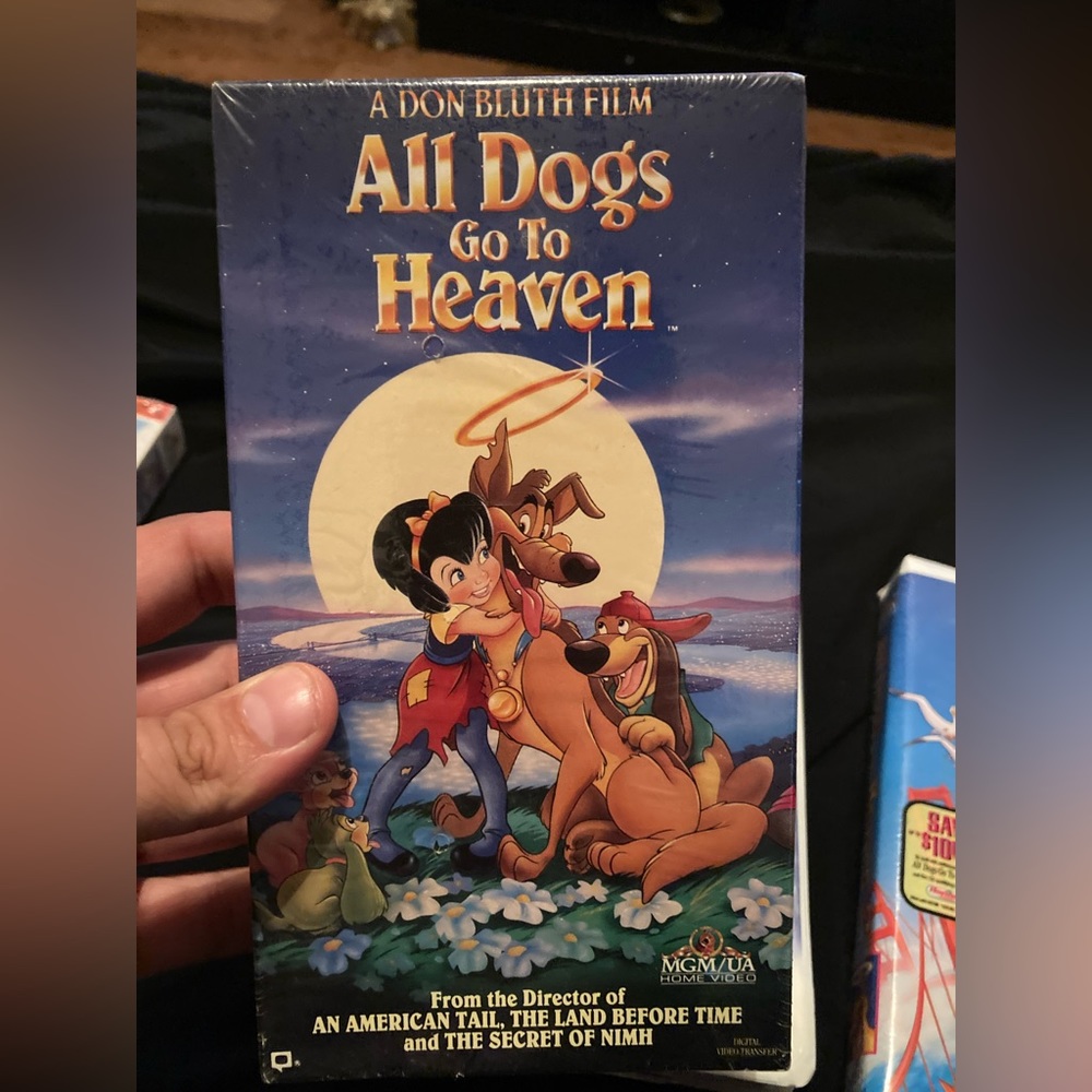 4 sealed all dogs go to heaven vhs .